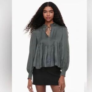Aritzia Wilfred Milou Blouse XS NEW with tags